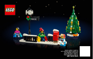 Manuale Lego set 10308 Icons Natale nella strada principale