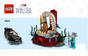 Handleiding Lego set 76213 Super Heroes Koning Namor's troonzaal