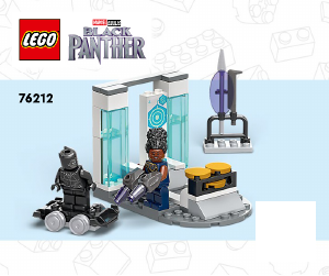 Rokasgrāmata Lego set 76212 Super Heroes Shuri laboratorija