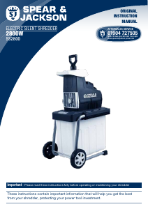 Manual Spear & Jackson SS2800 Garden Shredder