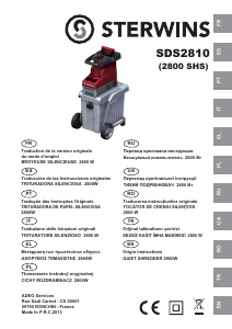 Mode d’emploi Sterwins SDS2810 Broyeur à végétaux