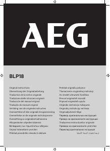 Bruksanvisning AEG BLP180 Lampa