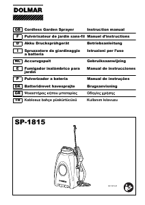 Manual Dolmar SP-1815 Pulverizador para jardim