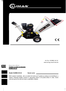 Manual Lumag RAMBO-HC10 Tocător grădină