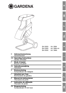 Manual Gardena GH 2500 Garden Shredder