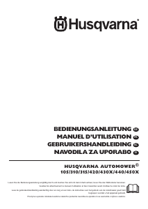 Mode d’emploi Husqvarna Automower 430X Tondeuse à gazon