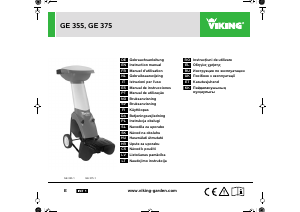 Bedienungsanleitung Viking GE 375 Gartenhäcksler
