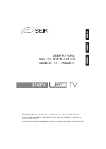 Mode d’emploi Seiki SE43FK Téléviseur LED