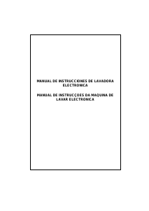 Manual Schneider SLA 6115 Máquina de lavar roupa