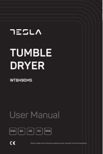 Εγχειρίδιο Tesla WT8H90MS Στεγνωτήριο