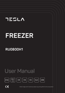 Priročnik Tesla RU0800H1 Zamrzovalnik