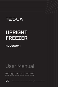 Priročnik Tesla RU0900M1 Zamrzovalnik