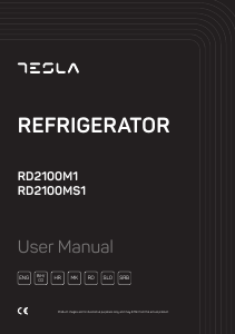Priručnik Tesla RD2100MS1 Frižider – zamrzivač