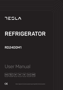 Priručnik Tesla RD2400M1 Frižider – zamrzivač
