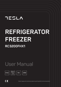 Priručnik Tesla RC3200FHX1 Frižider – zamrzivač