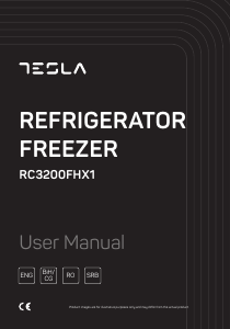 Manual Tesla RC3200FHX1 Fridge-Freezer