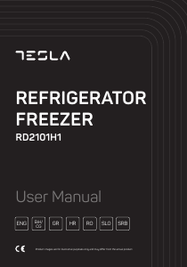 Εγχειρίδιο Tesla RD2101H1 Ψυγειοκαταψύκτης
