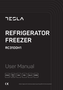 Priručnik Tesla RC3100H1 Frižider – zamrzivač