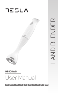 Manual Tesla HB100WG Blender de mână
