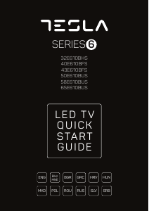 Manual Tesla 40E610BFS LED Television