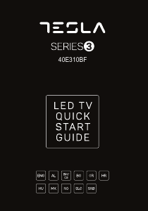 Manual Tesla 40E310BF Televizor LED