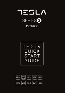 Manual Tesla 43E320BF Televizor LED