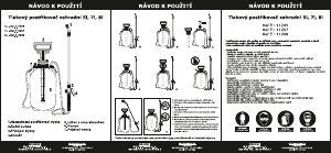 Manuál GardeTech 11205 Zahradní postřikovač
