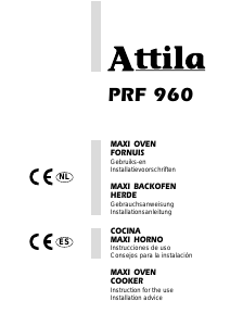 Handleiding Attila PRF 960 IX Fornuis