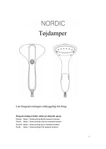 Brugsanvisning Nordic EM-602 Tøjdamper