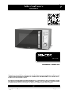 Manuál Sencor SMW 6020SS Mikrovlnná trouba