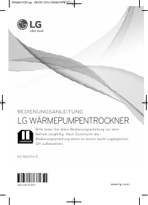 Bedienungsanleitung LG RC7055AH2Z Trockner