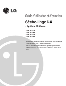 Mode d’emploi LG TD-C70215E Sèche-linge