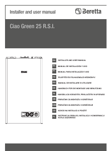 Manual Beretta Ciao Green 25 RSI Caldeira de aquecimento central