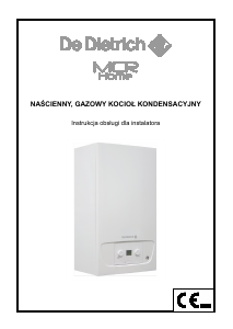 Instrukcja De Dietrich MCR Home 20/24 MI Kocioł ogrzewania