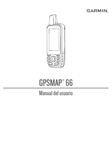 Manual de uso Garmin GPSMAP 66sr Navegación de mano