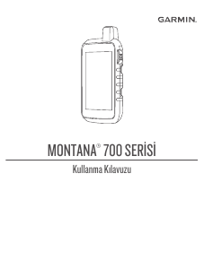 Kullanım kılavuzu Garmin Montana 700i Avuç içi navigasyon