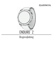 Brugsanvisning Garmin Enduro 2 Smartwatch