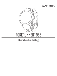 Handleiding Garmin Forerunner 955 Solar Smartwatch