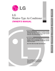 Manuale LG AWC186MGAB0 Condizionatore d’aria