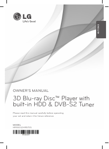 Manual LG HR570S Blu-ray Player
