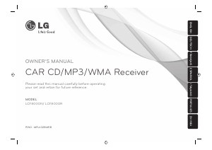 Manual LG LCF800OR Car Radio