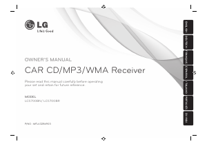 Manual LG LCS700BR Car Radio