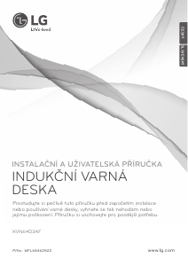 Manuál LG KVN6403AF Varná deska