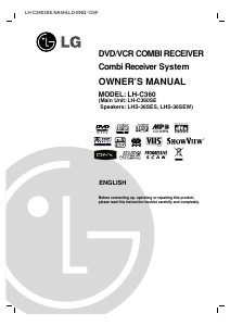 Manual LG LH-C3603SE Home Theater System