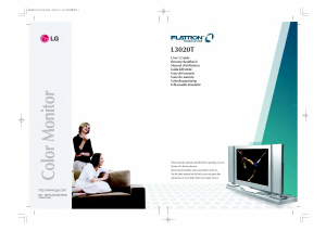 Handleiding LG L3020T LCD monitor