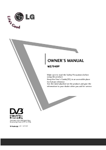 Handleiding LG M2794DP-PZ LCD monitor