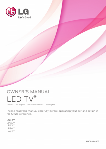 Handleiding LG 55LN549E LED televisie