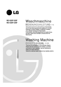 Bedienungsanleitung LG WD-1243F Waschmaschine