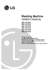 Manual LG WD-14375TD Washing Machine