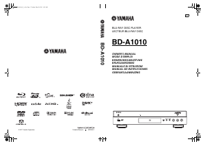 Manual de uso Yamaha BD-A1010 Reproductor de blu-ray